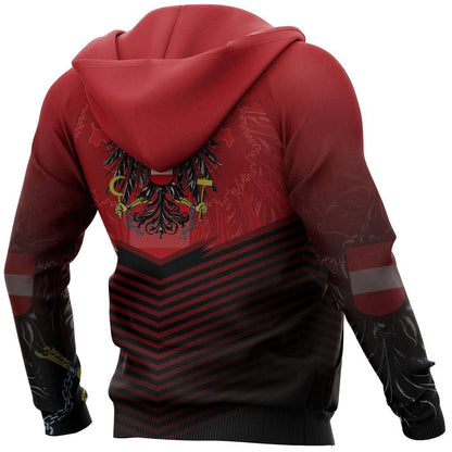 Austria Flag Hoodie - Energy Style NVD1269 - Amaze Style™-Apparel