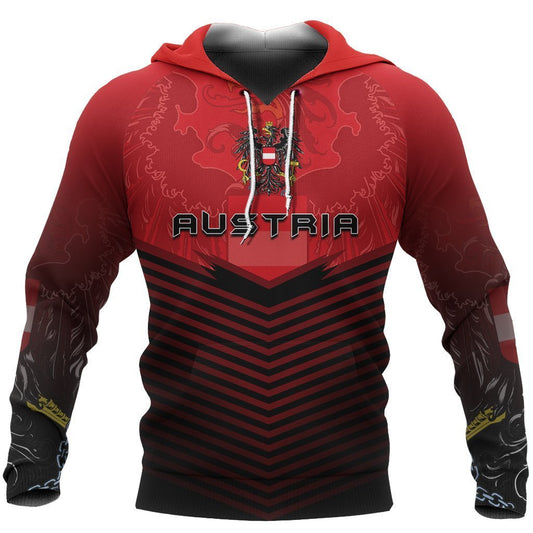 Austria Flag Hoodie - Energy Style NVD1269 - Amaze Style™-Apparel