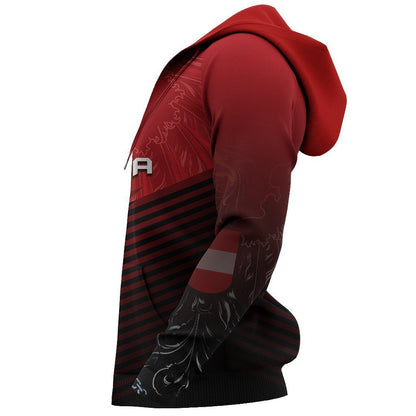 Austria Flag Hoodie - Energy Style NVD1269 - Amaze Style™-Apparel