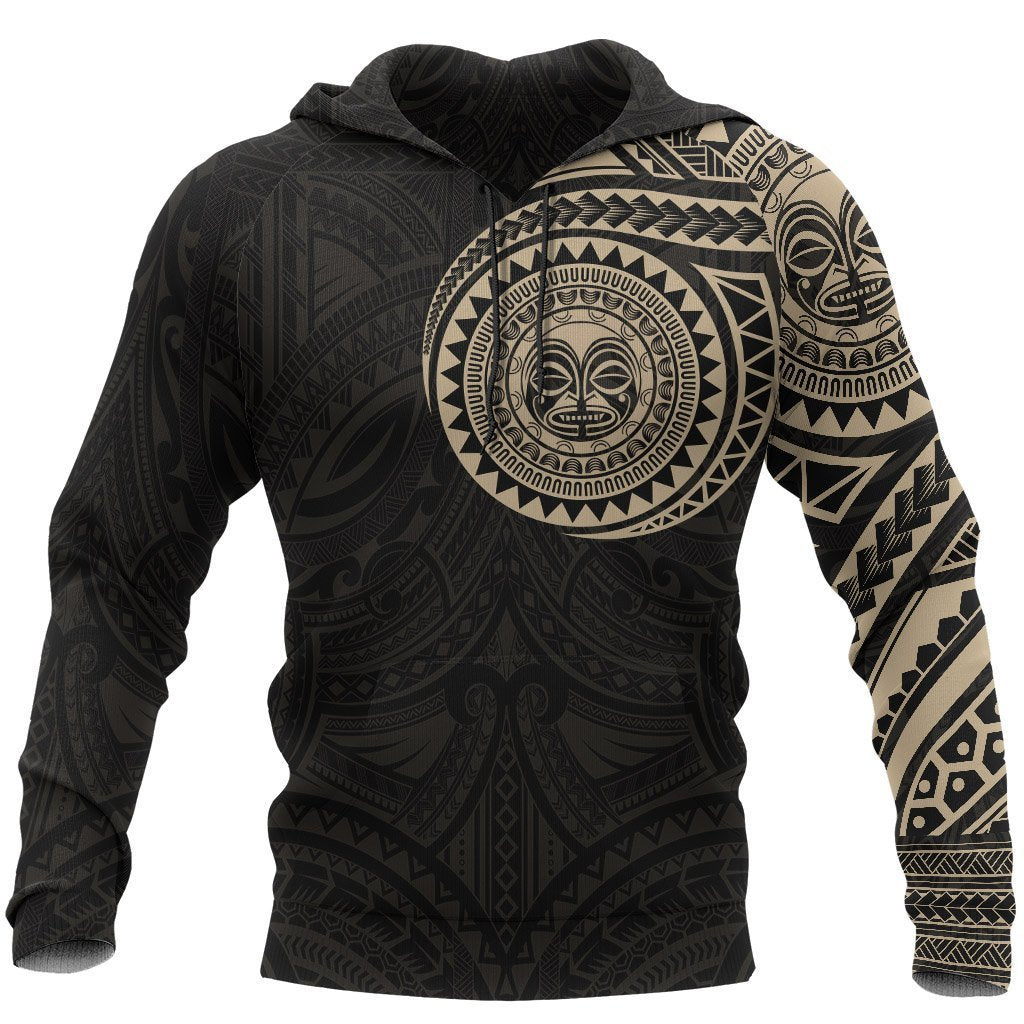 Polynesian Tiki Face™ Tattoo Style Hoodie NVD1339 - Amaze Style™-Apparel