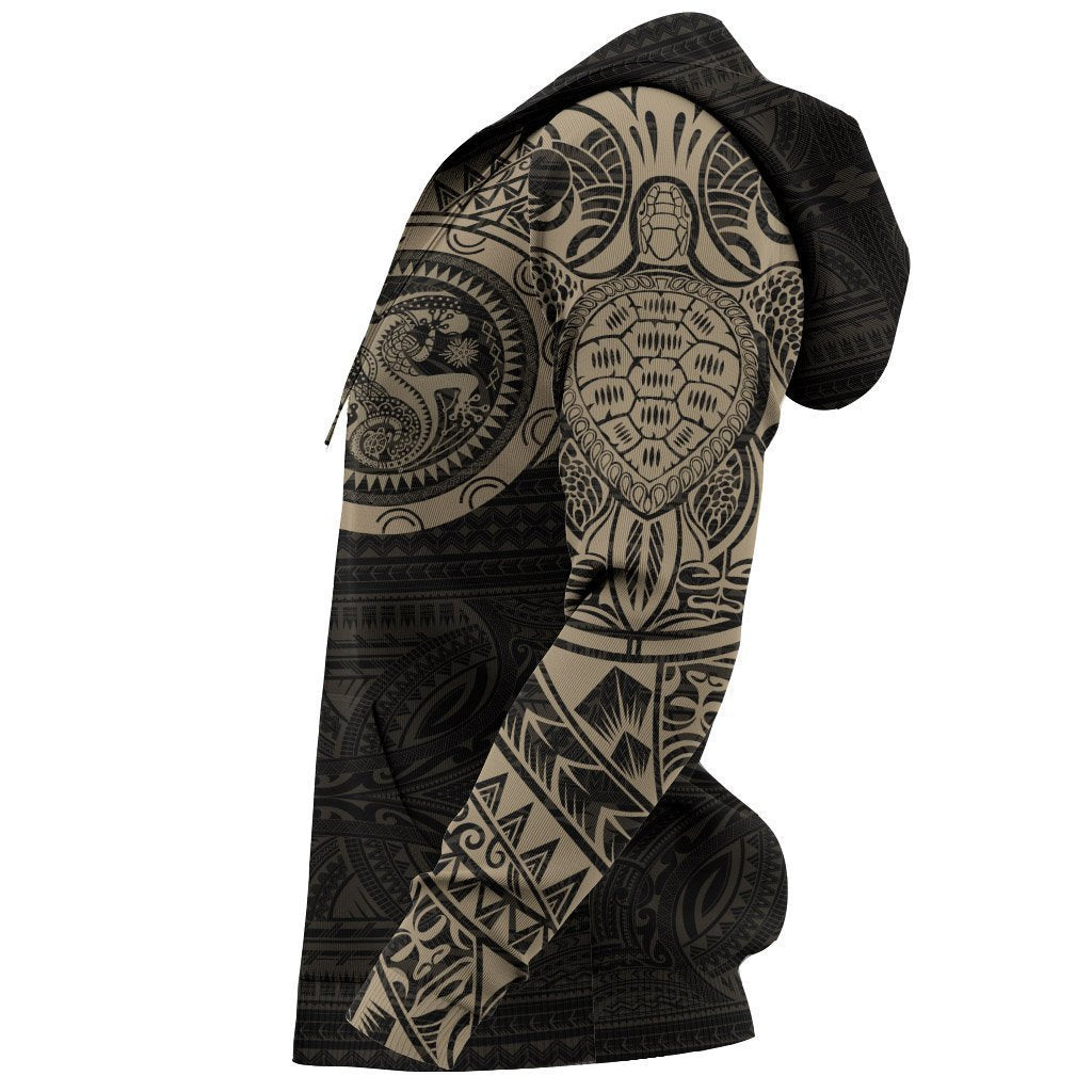 Polynesian Tribal Lizard Tattoo on Chest Hoodie NVD1348 - Amaze Style™-Apparel