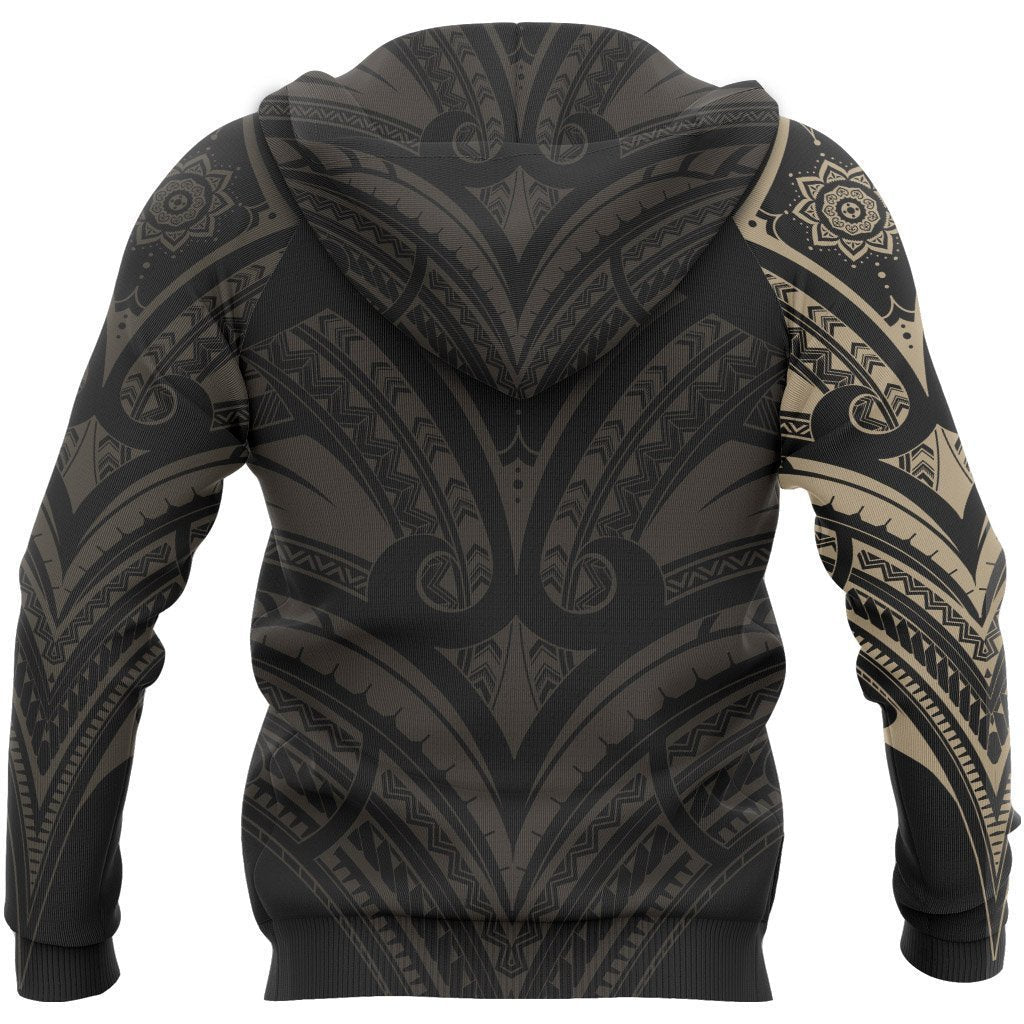 Polynesian Flower Tattoo Style Hoodie NVD1353 - Amaze Style™-Apparel