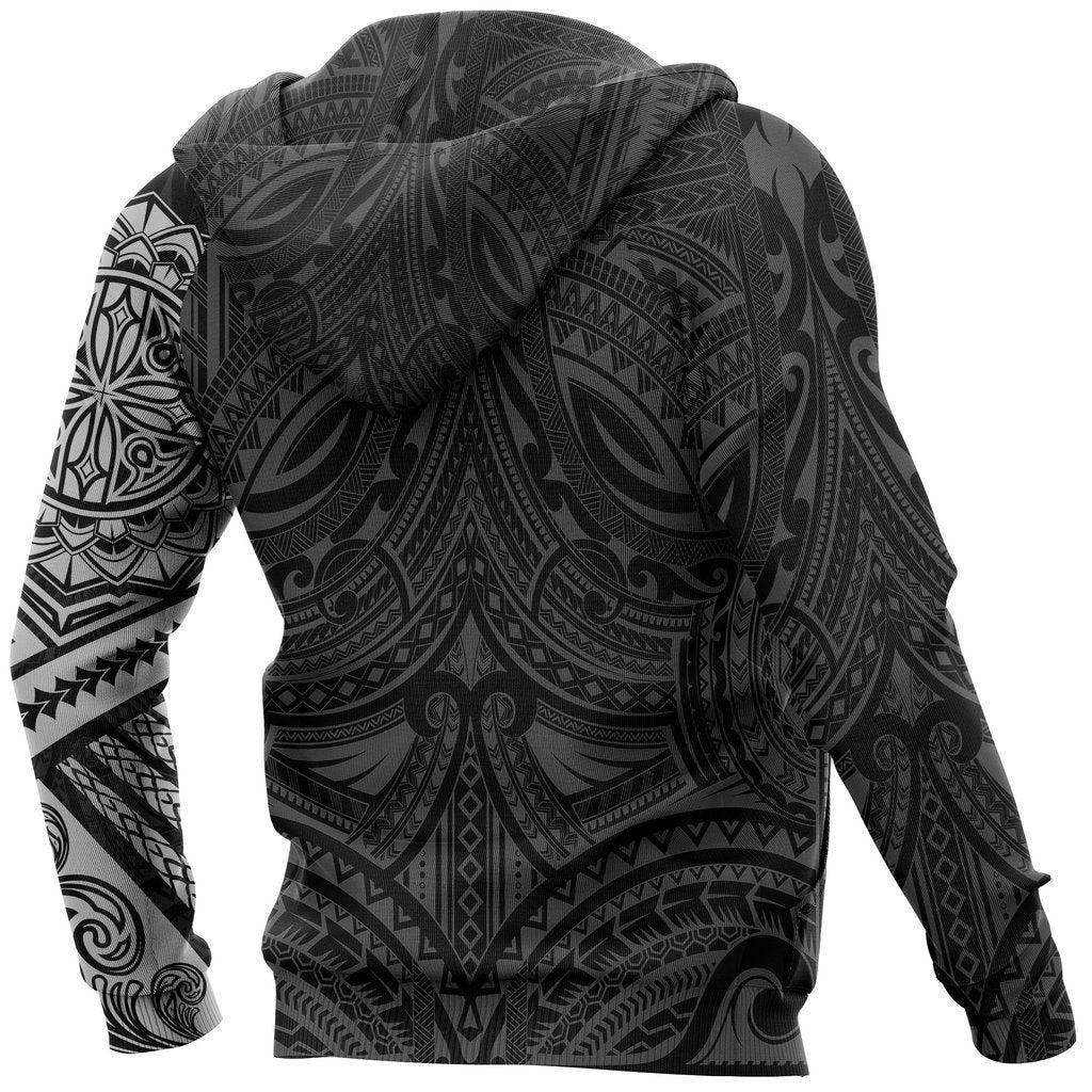 Polynesian Native Flowers Tattoo Style Hoodie NVD1355 - Amaze Style™-Apparel