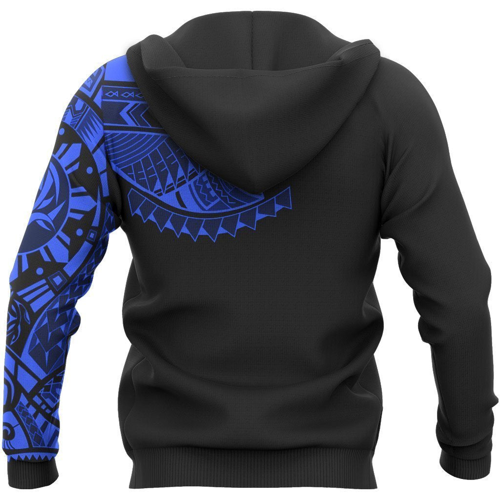 Polynesian Chest Tattoo - Special Hoodie Blue NVD1361 - Amaze Style™-Apparel