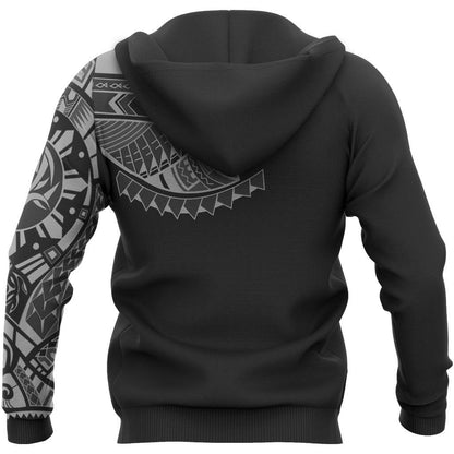 Polynesian Chest Tattoo - Special Hoodie Gray NVD1363 - Amaze Style™-Apparel