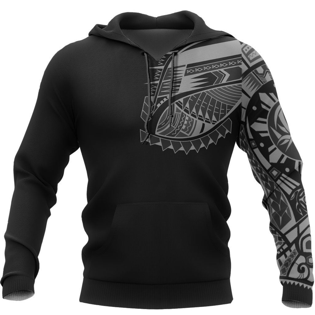 Polynesian Chest Tattoo - Special Hoodie Gray NVD1363 - Amaze Style™-Apparel