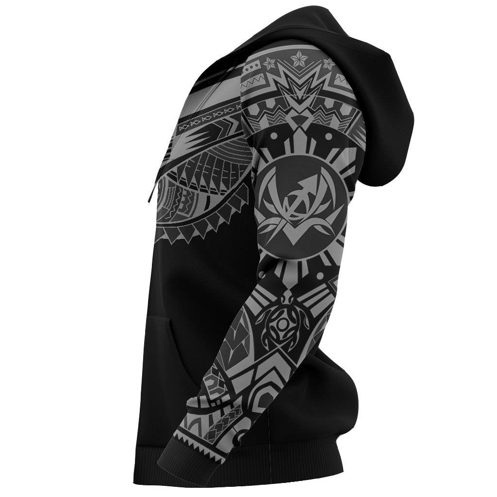 Polynesian Chest Tattoo - Special Hoodie Gray NVD1363 - Amaze Style™-Apparel