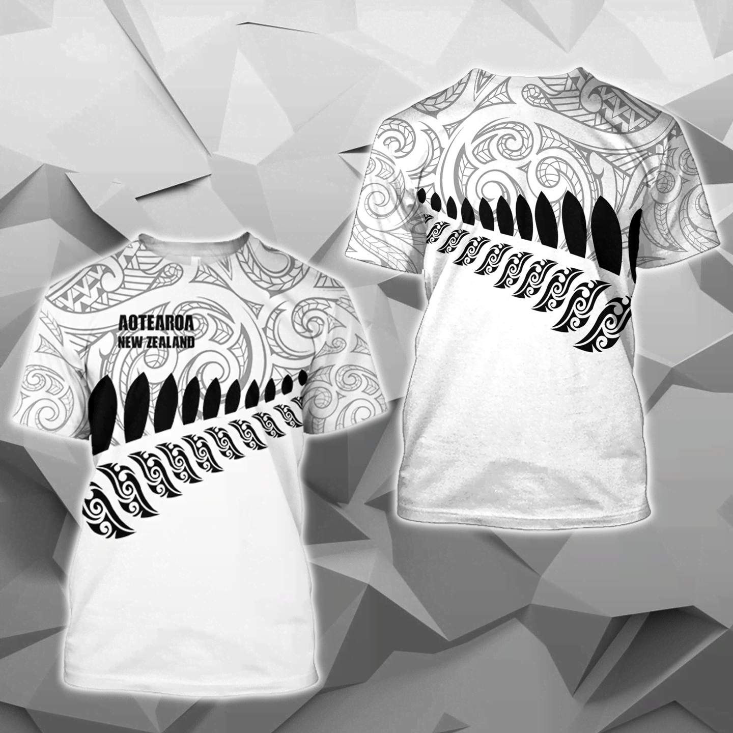 New Zealand Aotearoa Pullover Hoodie White Ver HC1003 - Amaze Style™-Apparel