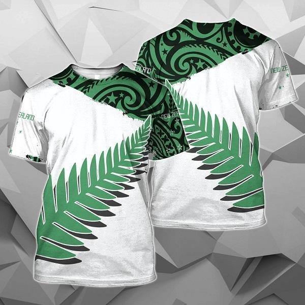 New Zealand Maori Fern Green Edition Pullover Hoodie HC1107 - Amaze Style™-Apparel