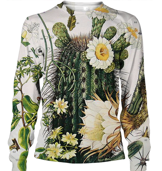 3D AOP Night Blooming Cereus_sleeve Shirt-Apparel-6teenth World-Sweatshirt-S-Vibe Cosy™