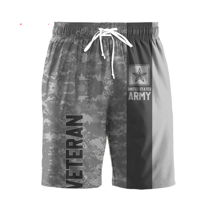 Premium Unique US Army Veteran Polo All Over Printed