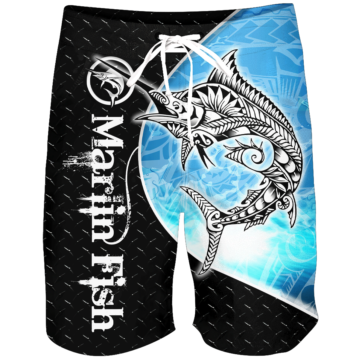 Polynesia No 23 Combo T Shirt Broad Short Go Fishing Personalize Marlin Fish