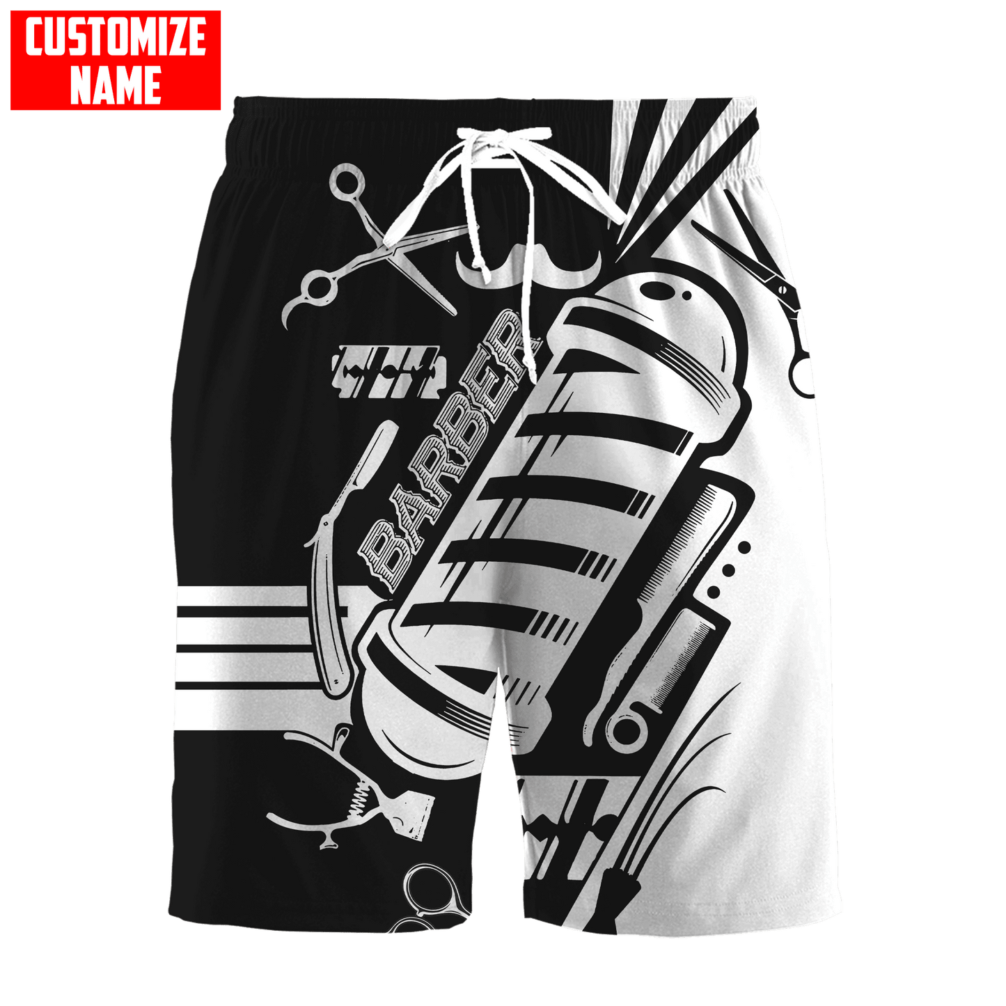 Personalized Name Barber 3D All Over Printed Unisex Shirts