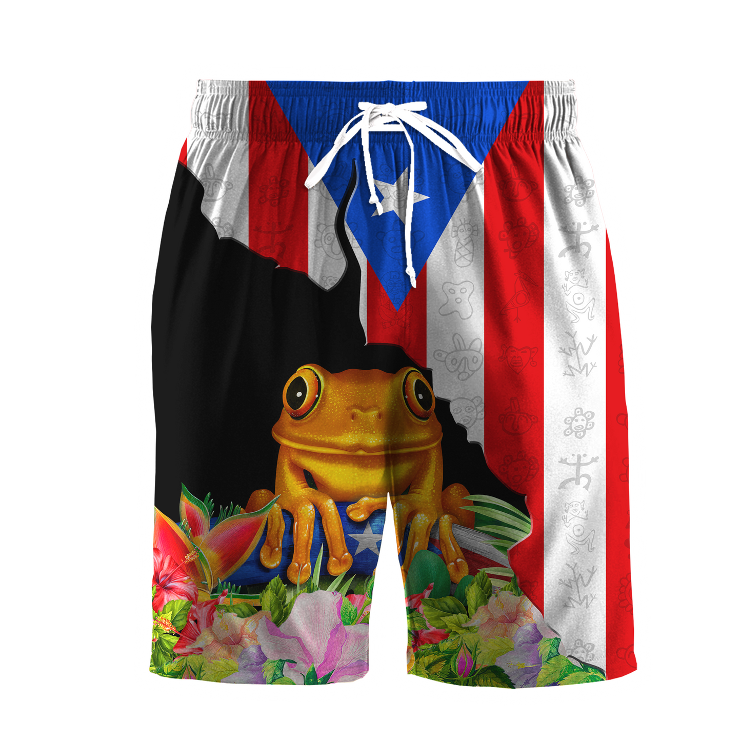 Customize Name Puerto Rico Combo T-Shirt / Board Short