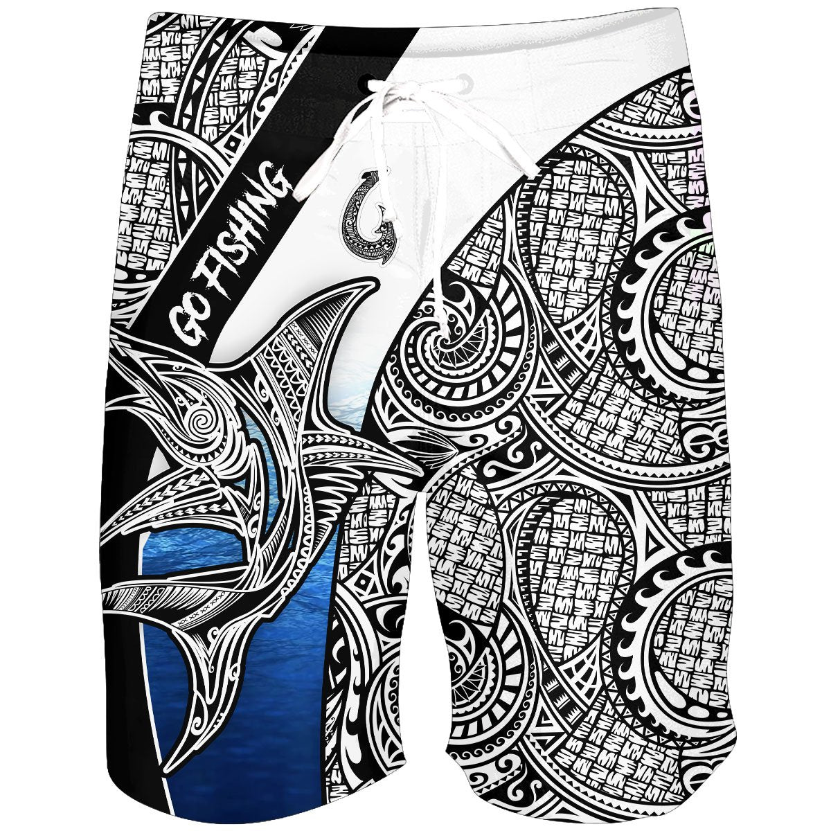 Polynesia No 14 Combo T Shirt Broad Short Go Fishing Personalize