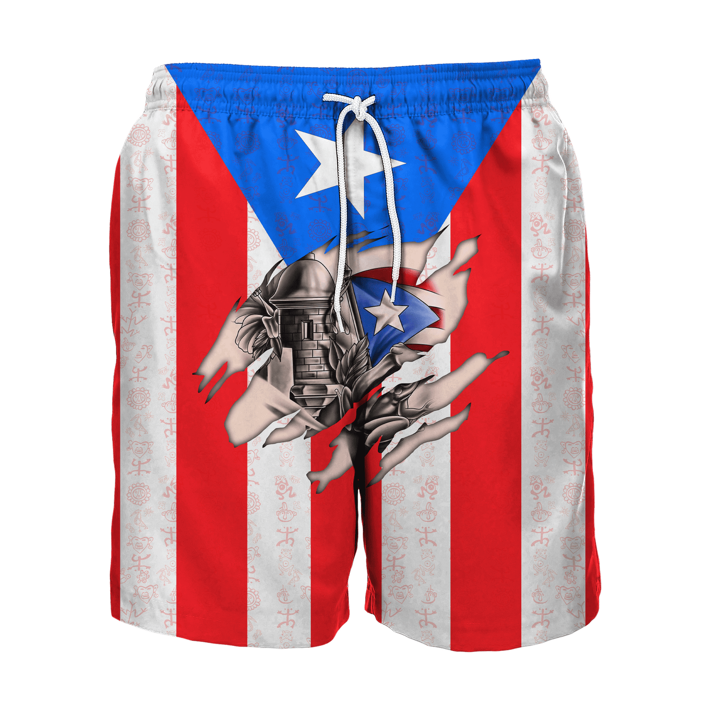 Customize Name Puerto Rico Combo T-Shirt / Board Short