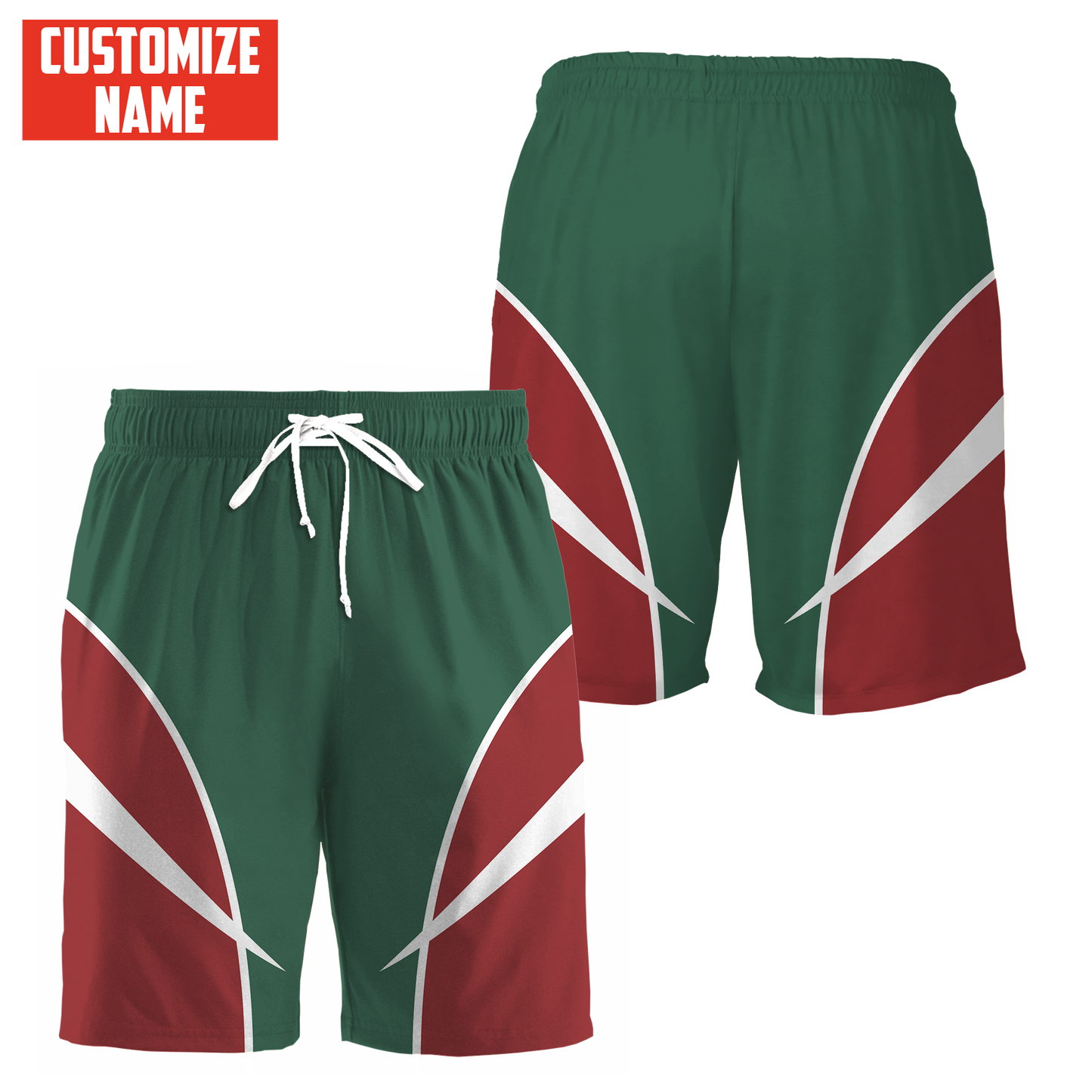 Personalized Name Mexico Combo T-shirt and Short 3D All Over Printed