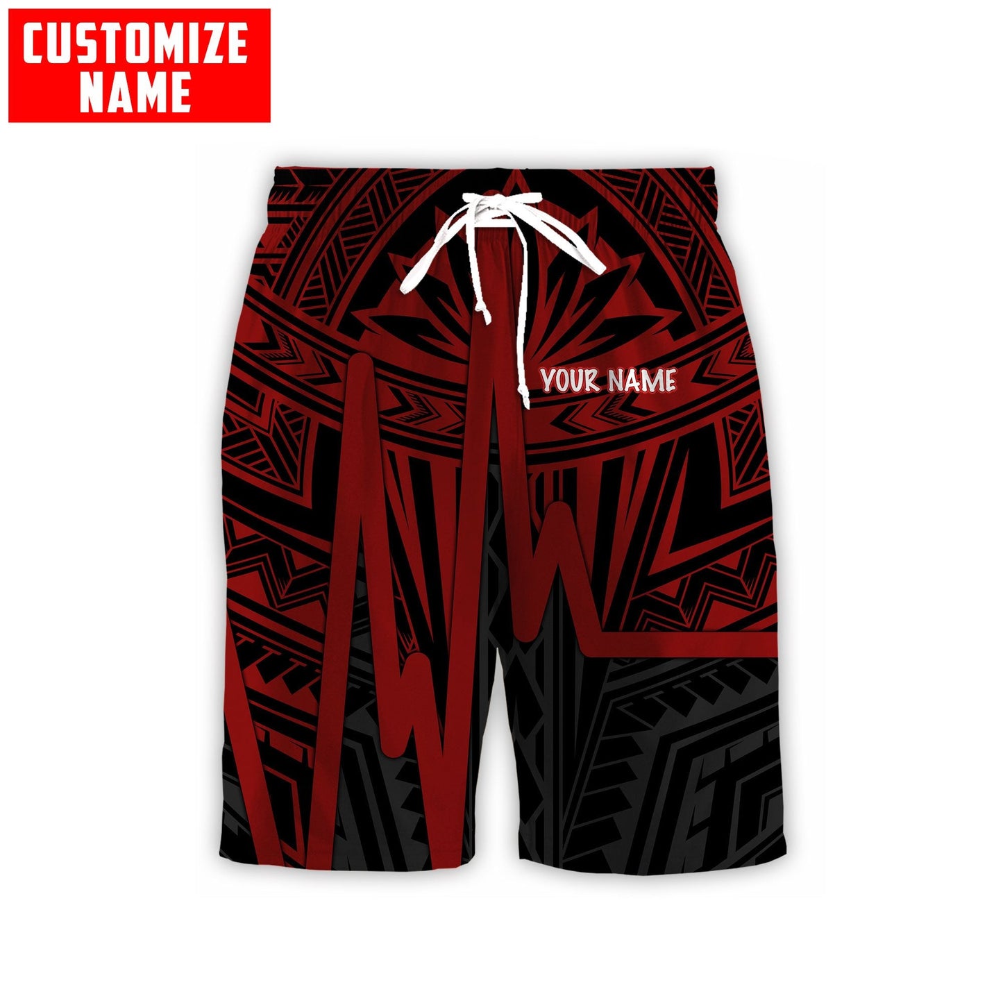 Polynesia No 29 Combo T Shirt Broad Short Personalize Name