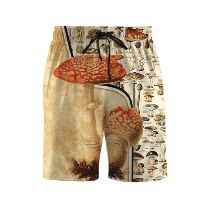 Customize Name Mushroom Hippie Combo T-Shirt And Board Short