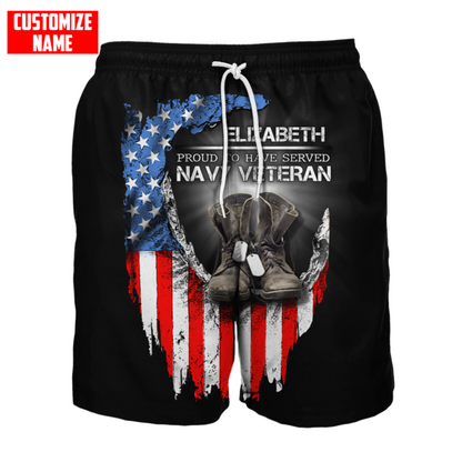 Proud To Have Served Navy Veteran 3D All Over Printed For Man And Women