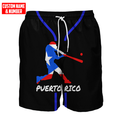 Customize Name And Number Puerto Rico 3D All Over Printed Unisex Shirts