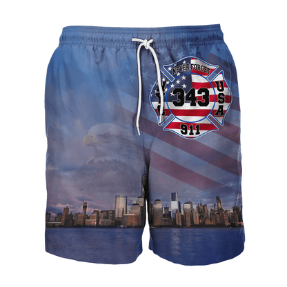 Customize Name Firefighter 3D All Over Printed Unisex Shirts