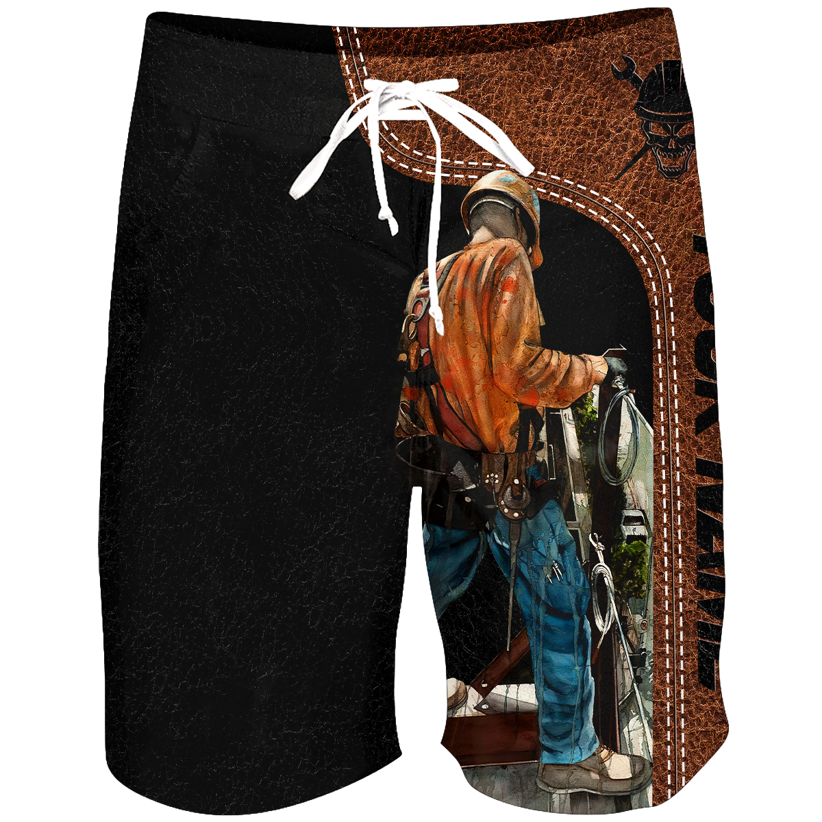 Iron worker Combo T-shirt Short