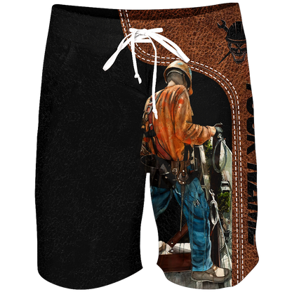 Iron worker Combo T-shirt Short