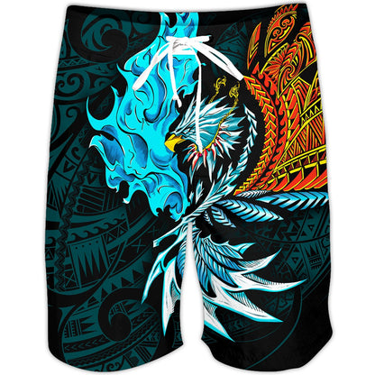 Polynesia No 2 Combo T Shirt Broad Short Eagle Warrior