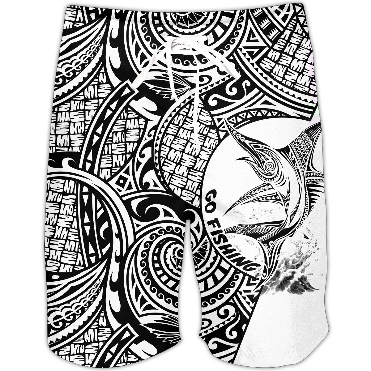 Polynesia No 3 Combo T Shirt Broad Short Polynesian Marlins Fishing Personalized Name