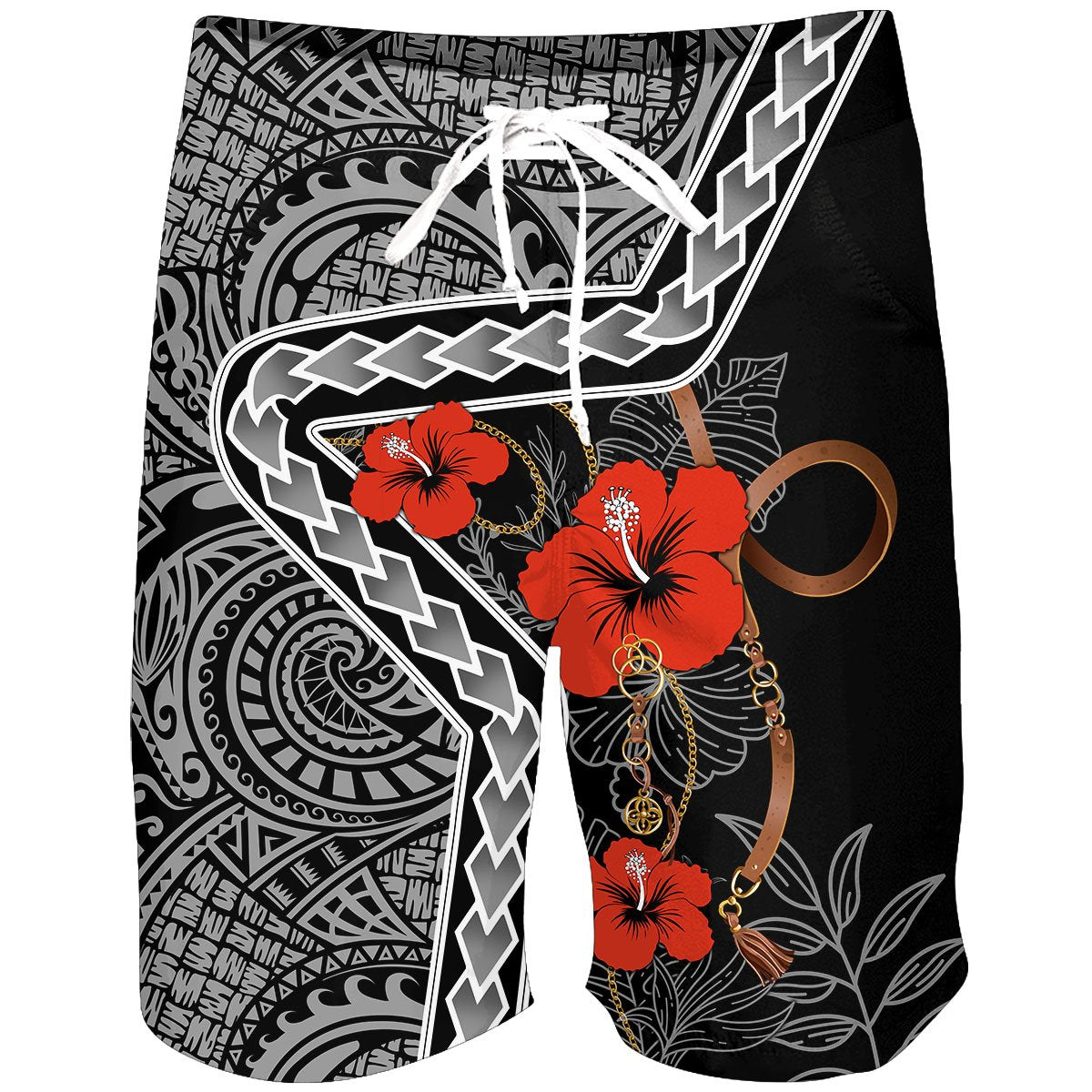 Polynesia No 6 Combo T Shirt Broad Short Traditional Tattoo