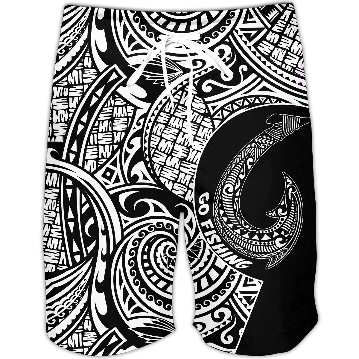 Polynesia No 1 Combo T Shirt Broad Short Go Fishing Personalize