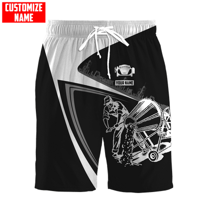 Customized Name Mixer Concrete Finisher 3D All Over Printed Unisex Shirts