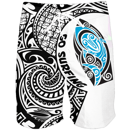 Polynesia No 16 Combo T Shirt Broad Short Go Surfing Personalize