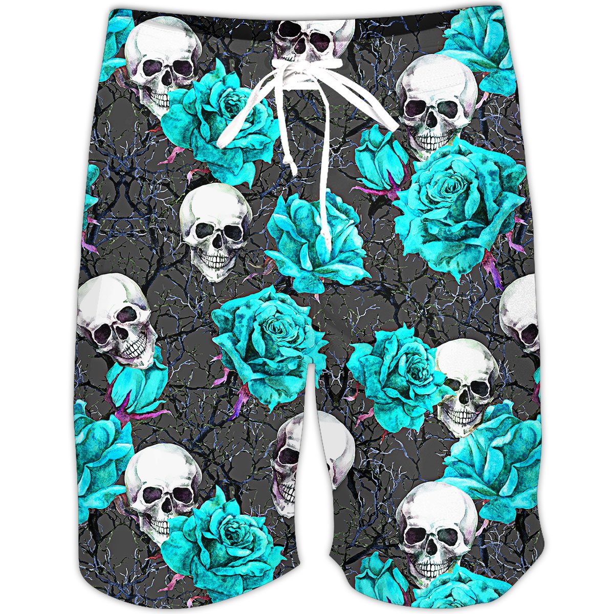 Skull Combo T Shirt Broad Short