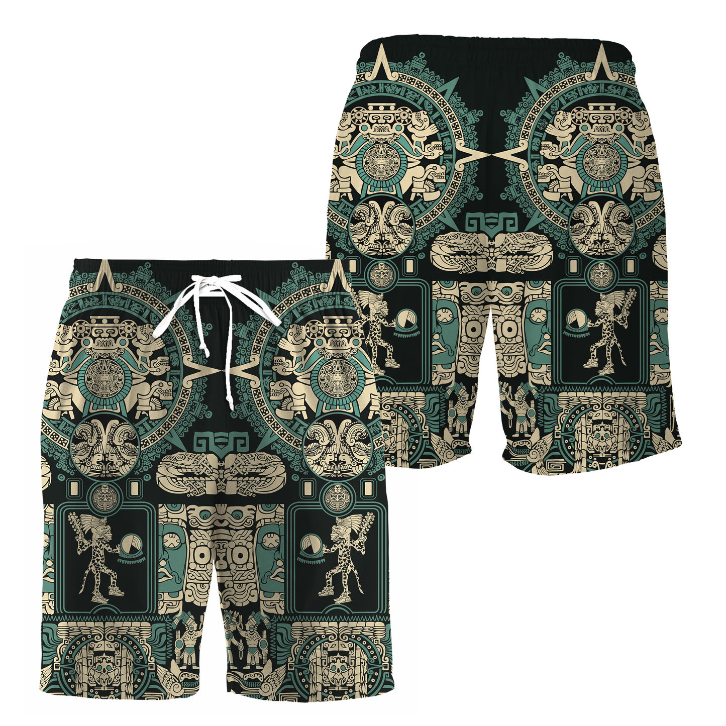 Aztec Mexican Combo T-shirt and Short 3D All Over Printed