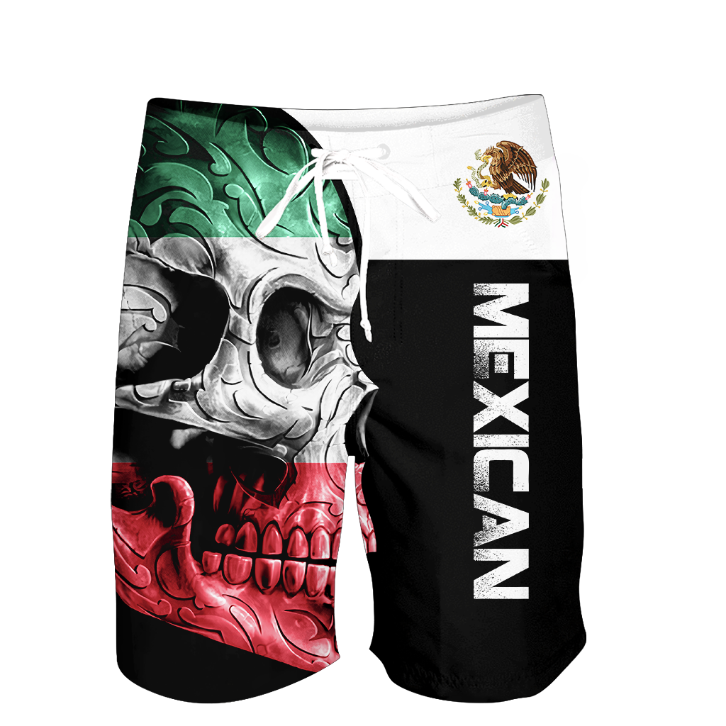 Mexican Skull Combo T-shirt and Short 3D All Over Printed