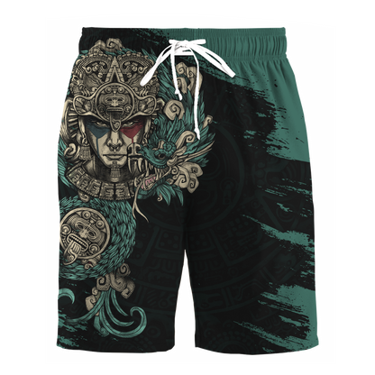 Aztec Warrior 3D All Over Printed Unisex Hoodie no3