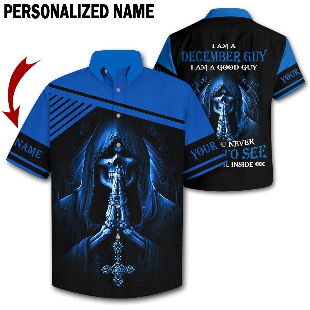 Personalized Name December Guy 3D All Over Printed Apparel