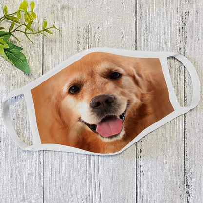 Dog Face Mask White HG