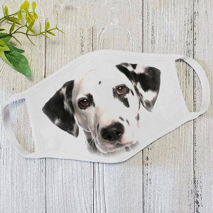 Dog Face Mask White HG