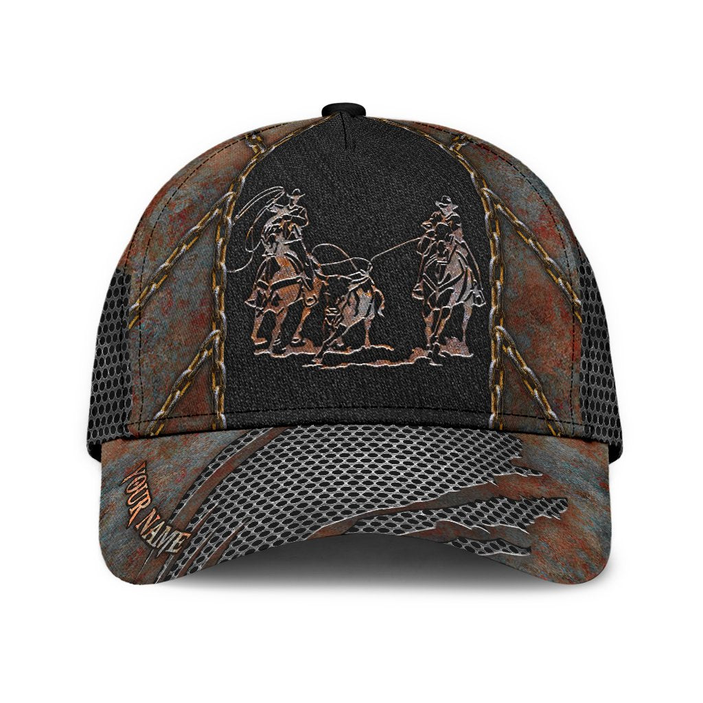 Personalized Name Rodeo Classic Cap Vintage Bronc Riding