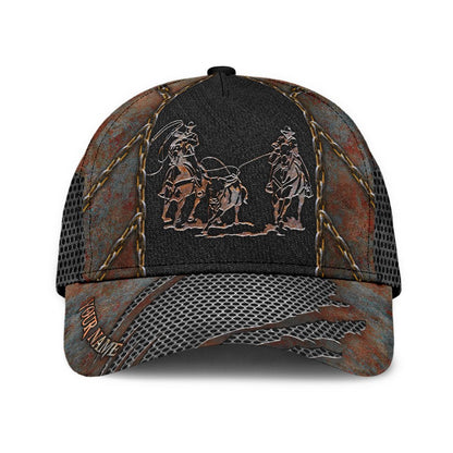 Personalized Name Rodeo Classic Cap Vintage Team Roping