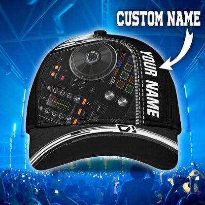 Personalized DJ Player Music 3D Printed Cap HHT08072104