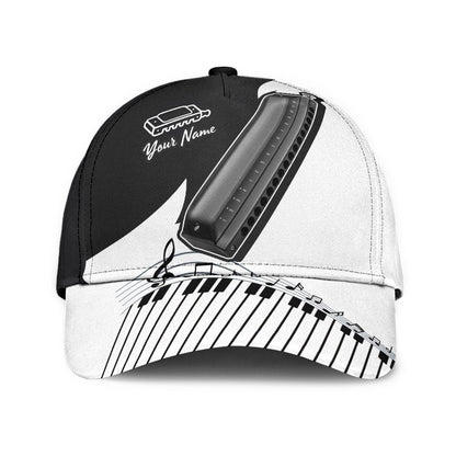 Personalized Harmonica Music 3D Printed Cap HHT08072106
