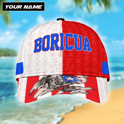 Customize Name Puerto Rico Classic Cap