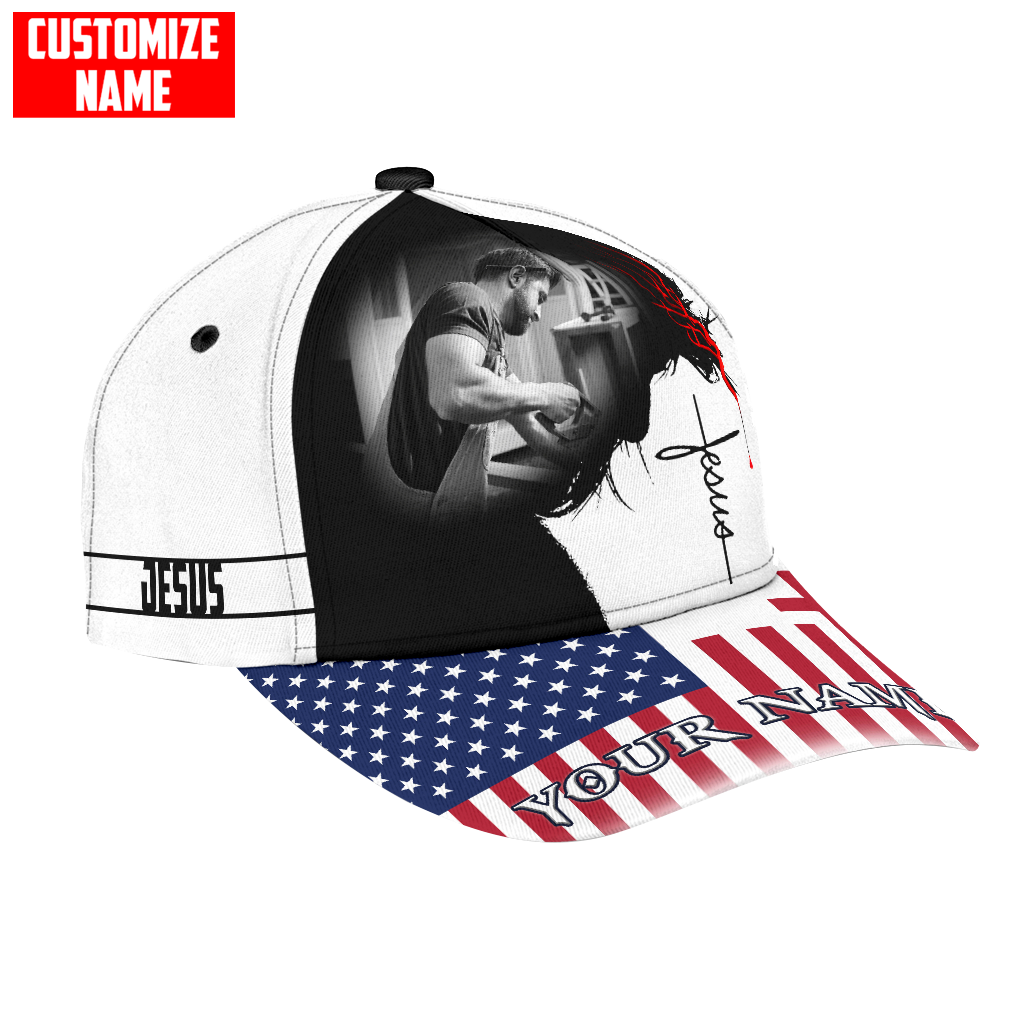 Personalized Name Carpenter Classic Cap Jesus