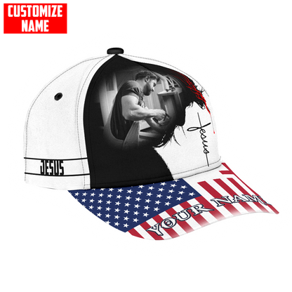 Personalized Name Carpenter Classic Cap Jesus
