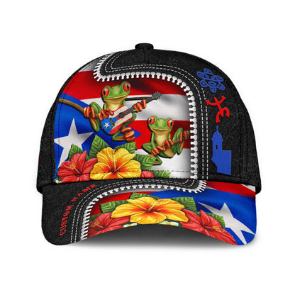 Customize Name Puerto Rico Classic Cap