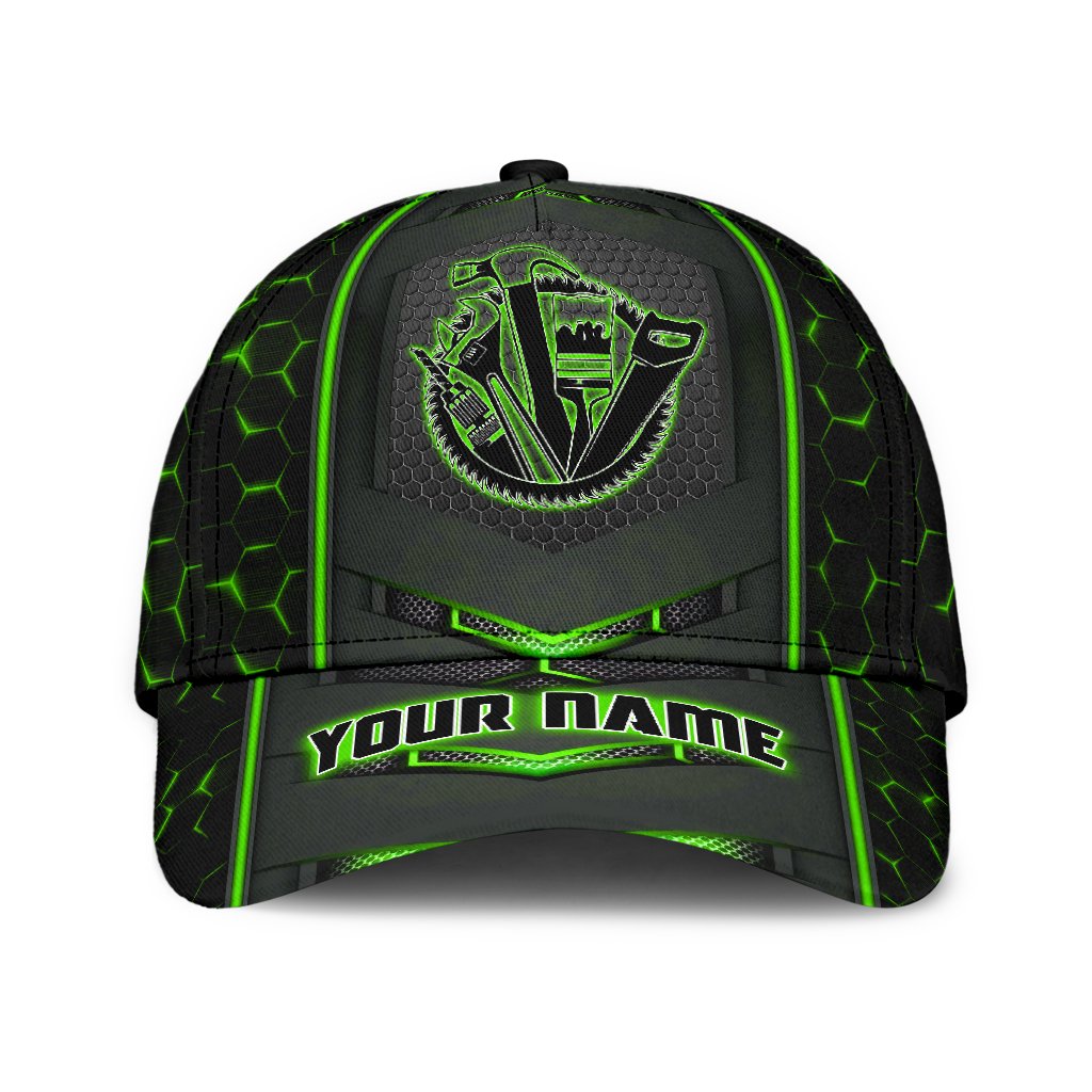 Personalized Name Carpenter Classic Cap Neon Colors